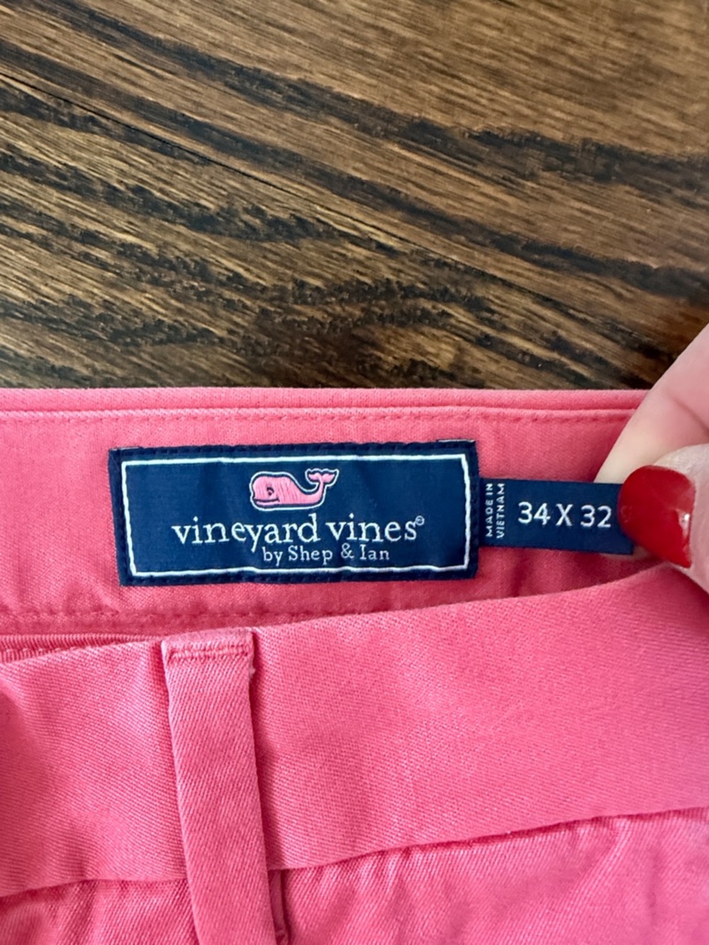 Vineyard Vines Coral Straight-Leg Pants - Picture 2 of 5